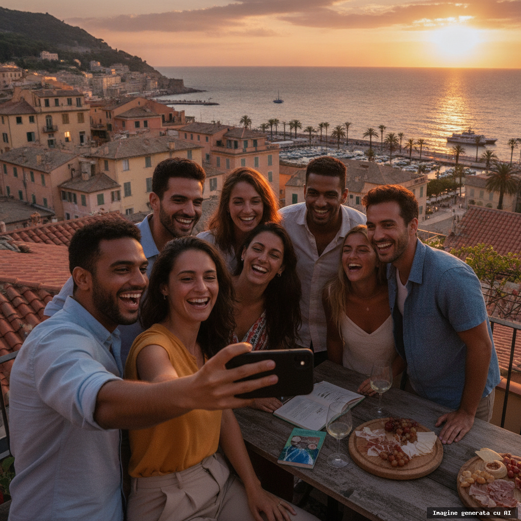 Destinații perfecte pentru o vacanță alături de prieteni în 2026 (imagine generată cu AI)
