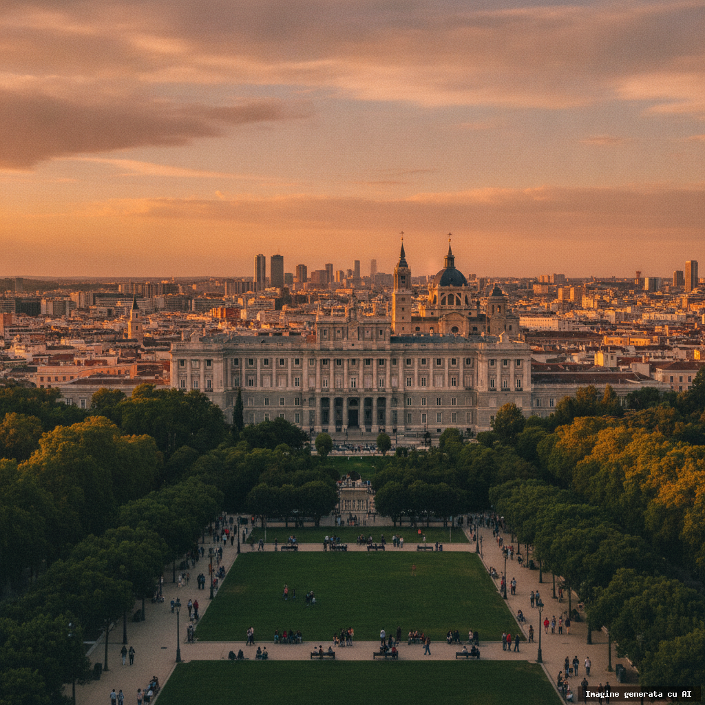 Obiective turistice gratuite în Madrid: ghid complet (imagine generată cu AI)