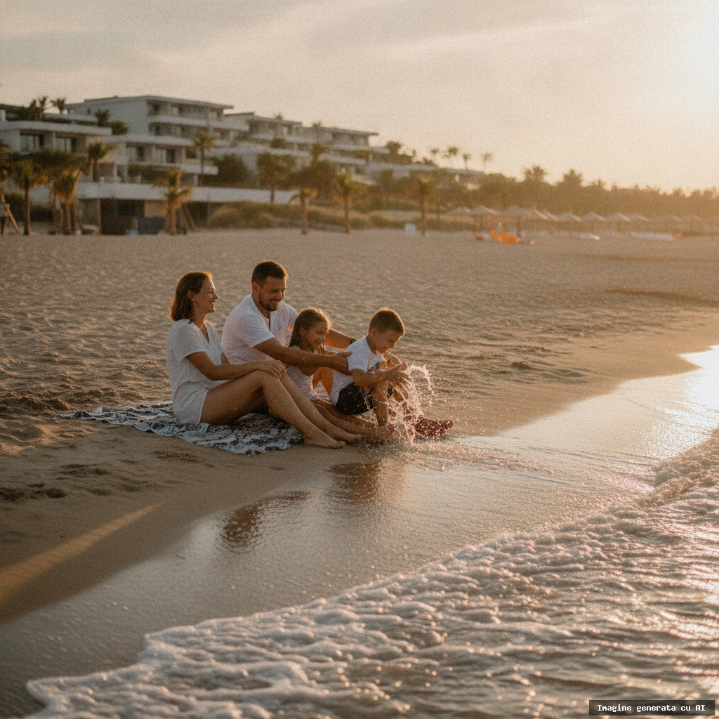 Destinații perfecte pentru o vacanță relaxantă cu familia în 2026 (imagine generată cu AI)