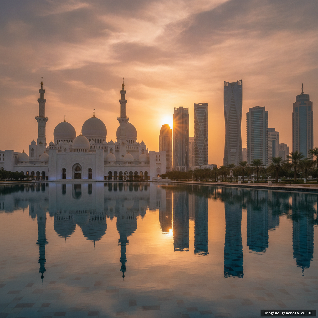 Ce să vizitezi în Abu Dhabi: atracții de top și sfaturi (imagine generată cu AI)