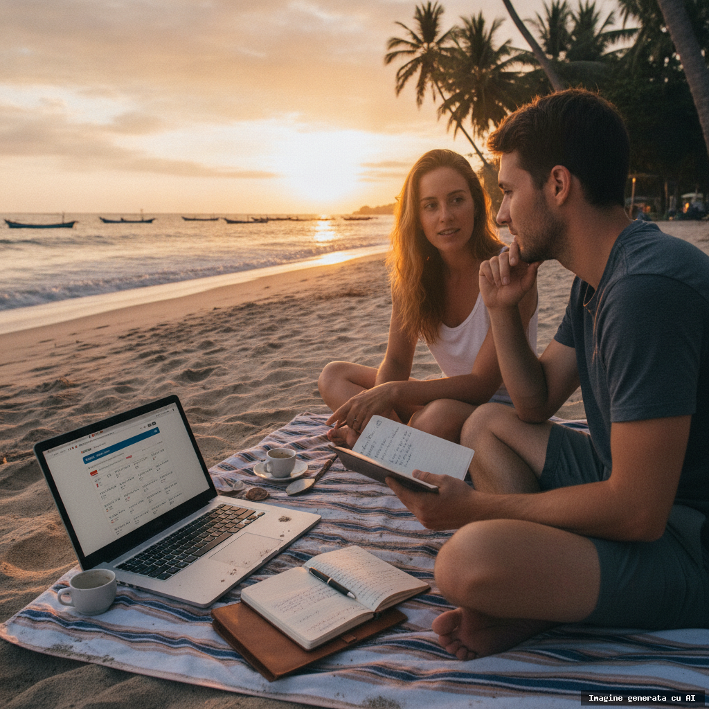 Cele mai bune perioade pentru o vacanță la preț redus în 2026 (imagine generată cu AI)