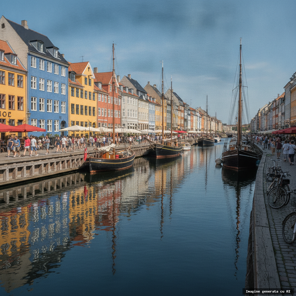 Ce să vizitezi în Copenhaga în 3 zile: itinerariu complet (imagine generată cu AI)