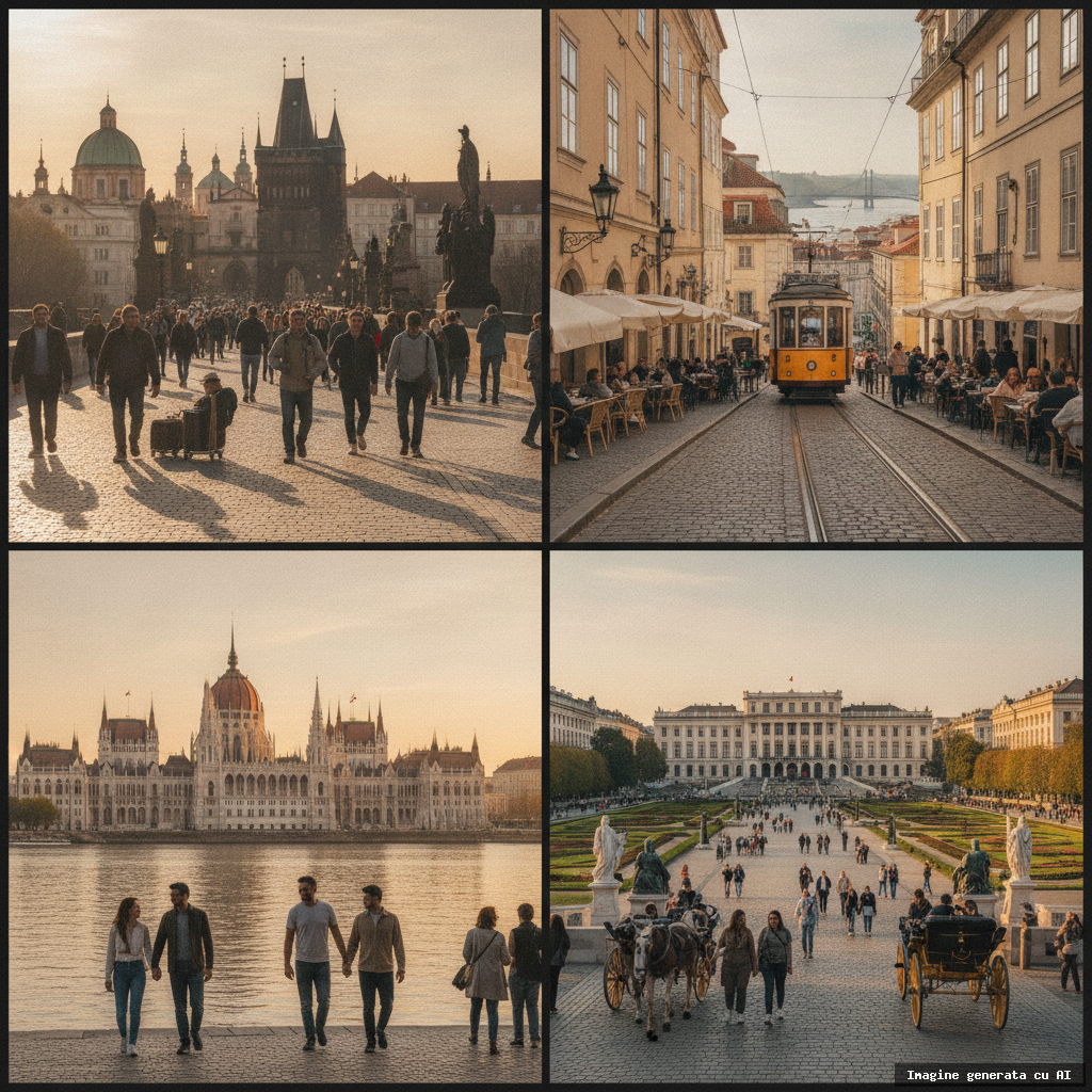 Cele mai frumoase destinații pentru un city break de weekend în 2026 (imagine generată cu AI)