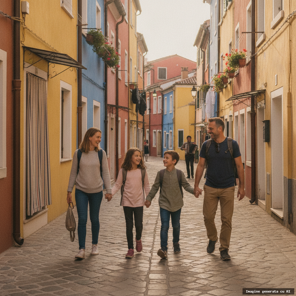 Vacanțe ieftine în Europa cu familia: destinații cu buget mic (imagine generată cu AI)