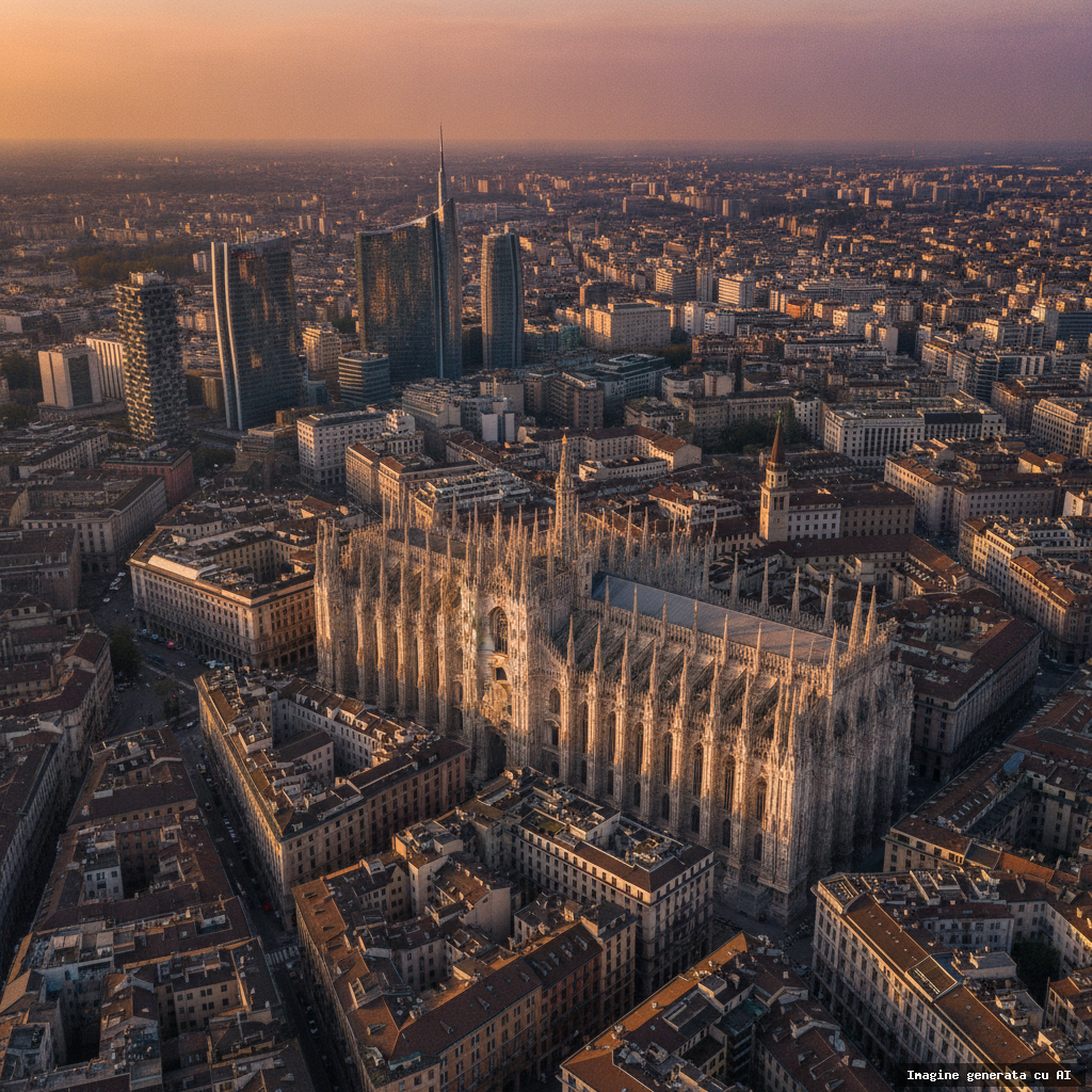 Ce să vizitezi în Milano în 3 zile: ghid complet pentru o escapadă perfectă (imagine generată cu AI)