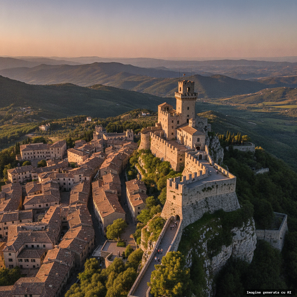 Ce să vizitezi în San Marino într-o zi: ghid complet pentru o escapadă (imagine generată cu AI)