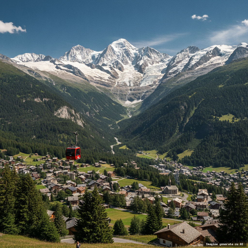 Ce să vizitezi în Chamonix: ghid complet pentru o vacanță la munte (imagine generată cu AI)