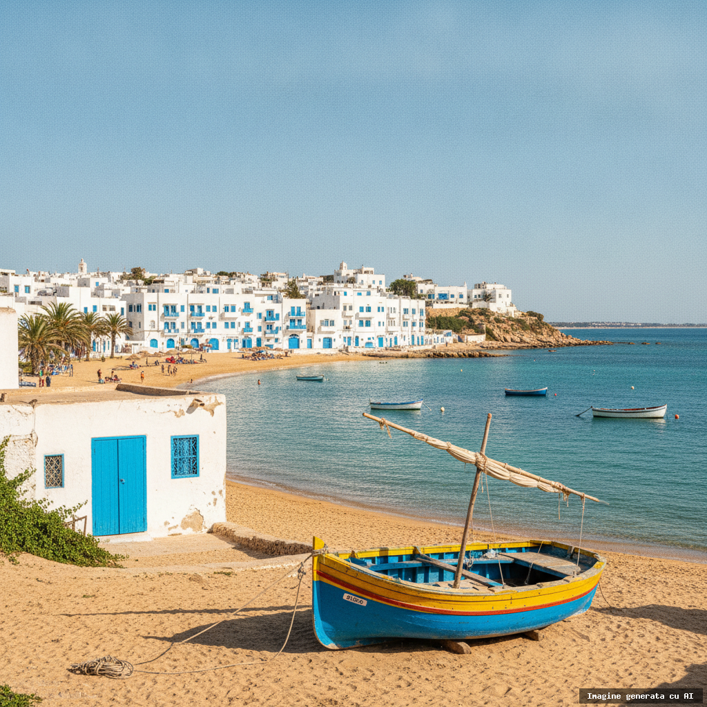 Excursii de o zi din stațiunile din Tunisia: ce să vizitezi (imagine generată cu AI)